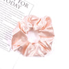 simple style solid color cloth hair tie
