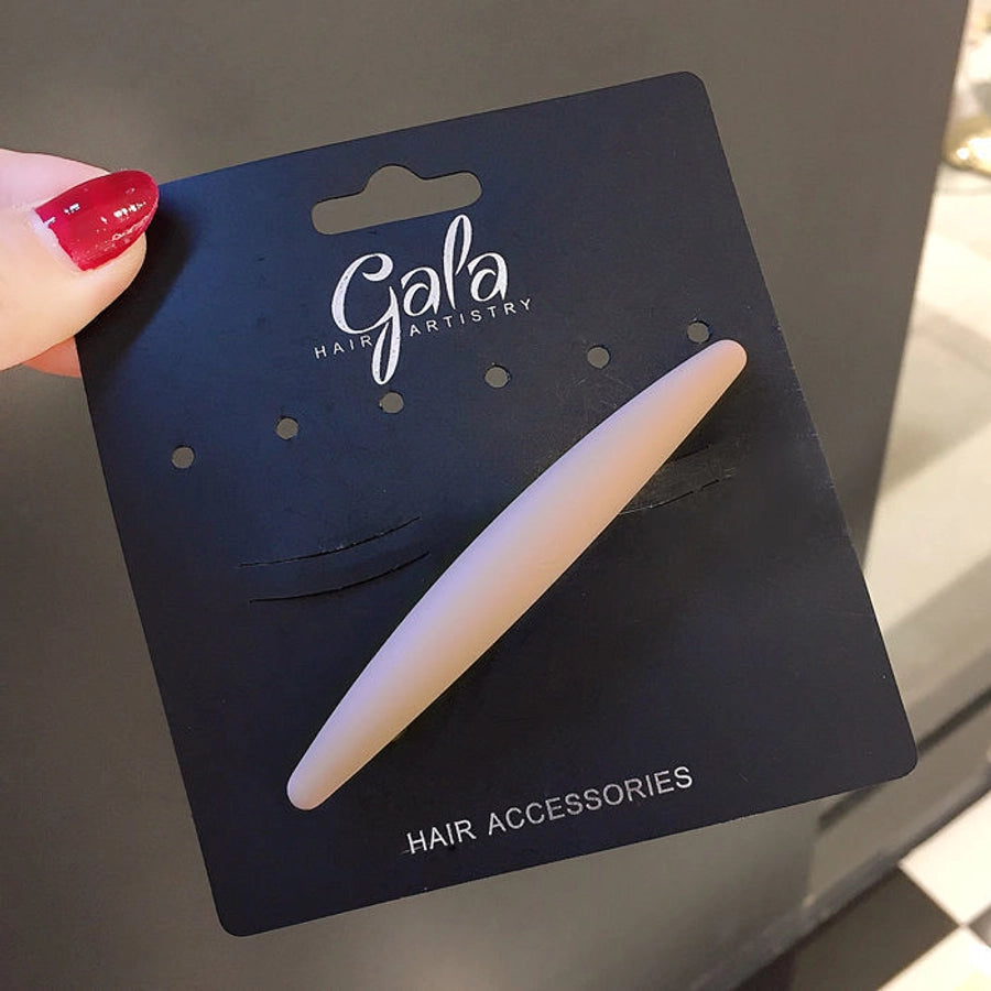 Korean-style fine half-hair simple hair clip clip head clip spring clip horizontal clip ponytail clip bangs clip