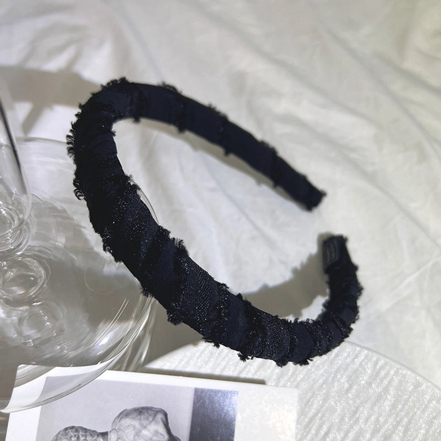 Women's Casual Simple Style Solid Color Cloth Handmade Hair Band