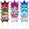 simple style crown plastic resin patchwork hair band