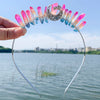 Women's Glam Vacation Classic Style Irregular Moon Alloy natural stone Knitting Hair Band