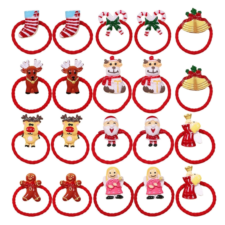 Christmas Cute Kid'S Santa Claus Hair Tie