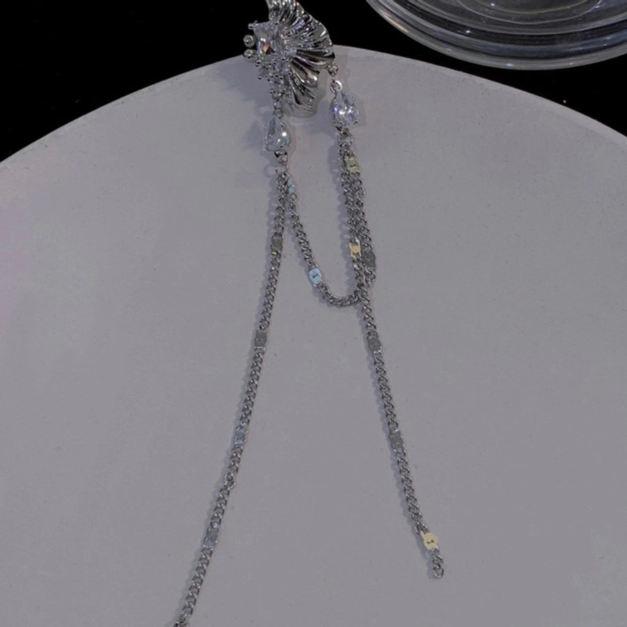 1 Piece Casual Simple Style Streetwear Flower Copper Ear Cuffs