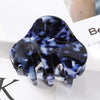 simple style color block acetic acid sheets carving hair claws 1 piece