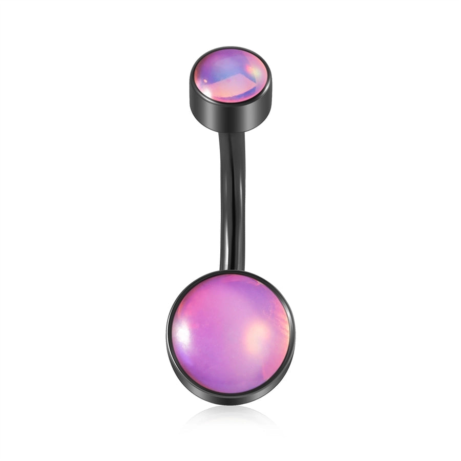 1 Piece Belly Rings Casual Elegant Vacation Geometric 304 Stainless Steel Plating Resin 18K Gold Plated