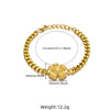 Romantic Pastoral Solid Color Flower 304 Stainless Steel Bracelets In Bulk