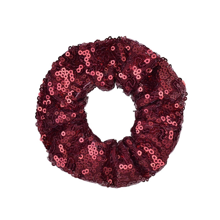 Women's Casual Simple Style Solid Color Cloth Sequins Hair Tie