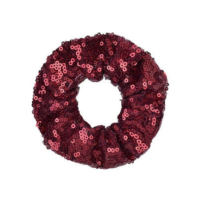 Women's Casual Simple Style Solid Color Cloth Sequins Hair Tie