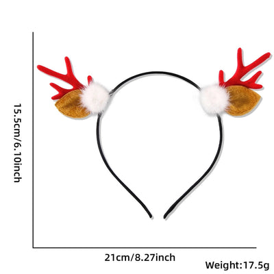Christmas Cute Antlers Elk PET wool felt Iron