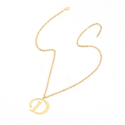 Jewelry Elegant Simple Style Classic Style Letter 201 Stainless Steel 304 Stainless Steel Pendant Necklace