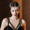 Women's Bridal Shiny Solid Color Rhinestone Copper Inlay Rhinestones Hair Band