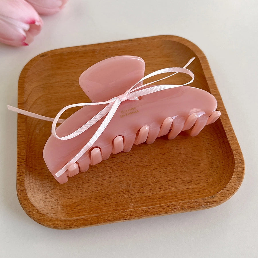 Women's Sweet Simple Style Bow Knot Acetic acid sheets Hair Claws