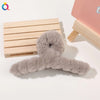 japanese style solid color plastic handmade hair claws 1 piece