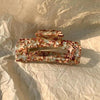 women's vintage style geometric acetic acid sheets hair claws