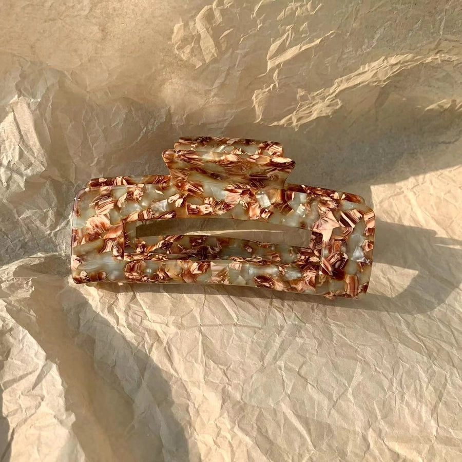 women's vintage style geometric acetic acid sheets hair claws