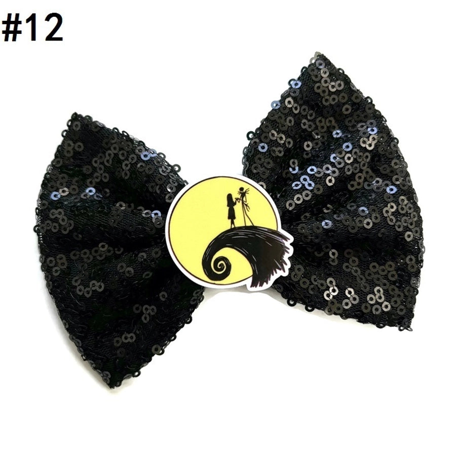 Girl'S Casual IG Style Solid Color Bow Knot Handmade Hair Clip
