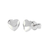 1 Pair Casual Simple Style Heart Shape Enamel Copper Zircon 24K Gold Plated Huggie Earrings Drop Earrings Ear Studs