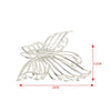 High-grade hollow tassel bow hairpin female back head high-grade grip medium shark clip  New