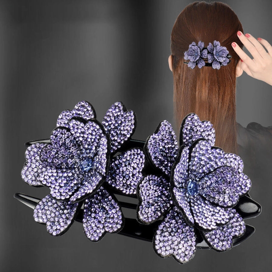 Korean Elegant Elegant Three-tooth Clip Hair Clip Mom Duckbill Clip Hair Fashion Headwear Big Grab Clip Back Head Hair Accessories