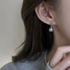 1 Pair Elegant Lady Geometric Heart Shape Plating Alloy Drop Earrings Ear Studs