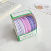 women's simple style solid color cloth hair tie