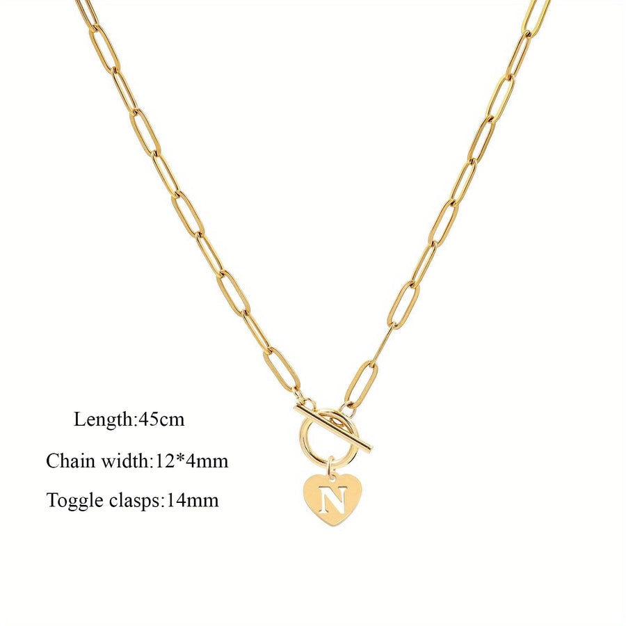 Jewelry Casual Classic Style Letter 201 Stainless Steel 304 Stainless Steel Pendant Necklace