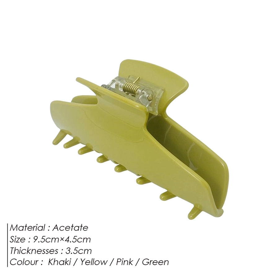 Women's Dopamine Sweet Solid Color Solid Color Acetic acid sheets Hair Claws