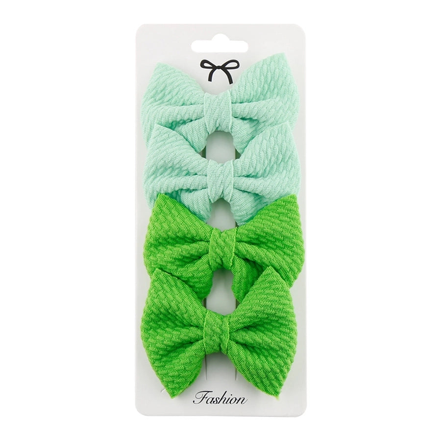 girl's simple style bow knot cloth braid hair band
