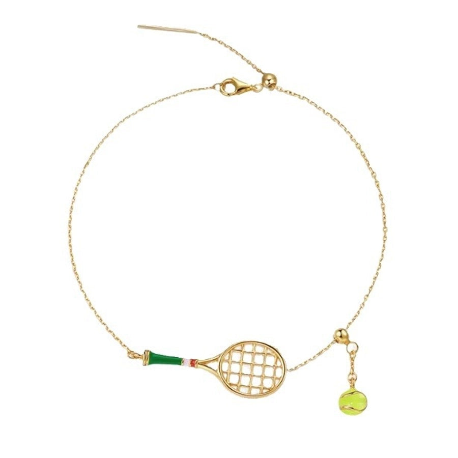Copper Plating Tennis Racket Bracelets