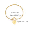 Elegant Simple Style Classic Style Letter 201 Stainless Steel 304 Stainless Steel Bracelets In Bulk