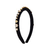 casual elegant sweet flower imitation pearl rhinestone inlay rhinestones pearl hair band