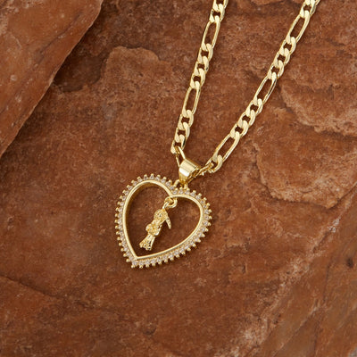 Jewelry French Style Simple Style Geometric Copper 14K Gold Plated Pendant Necklace