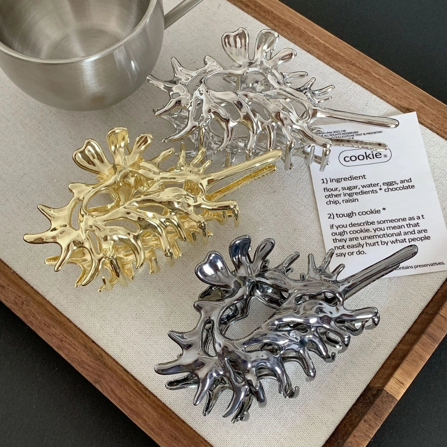 elegant streetwear butterfly alloy hair claws