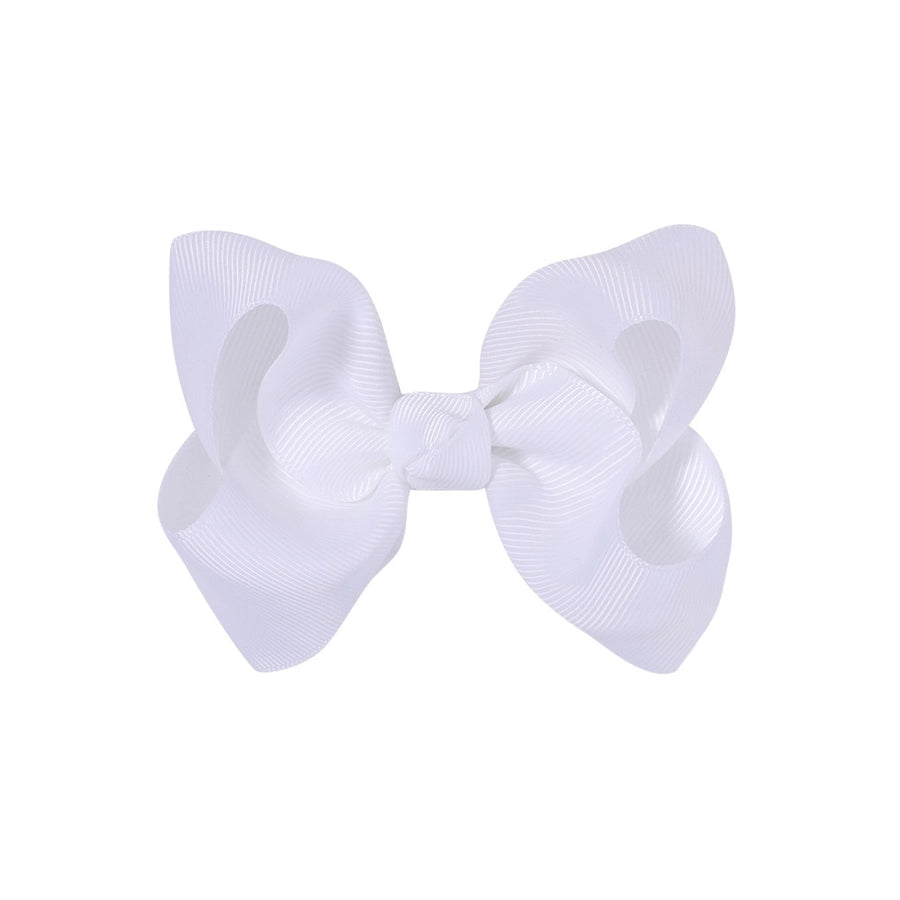 fashion bow knot polyester rib hair clip