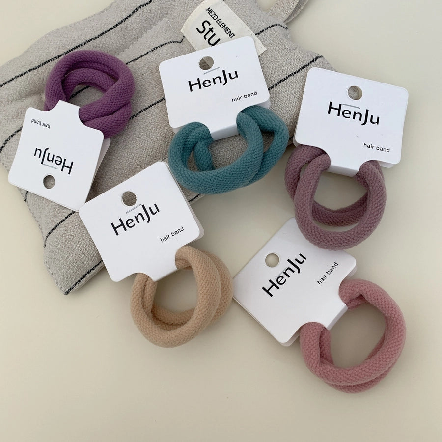 Women's Elegant Streetwear Solid Color Hair Tie
