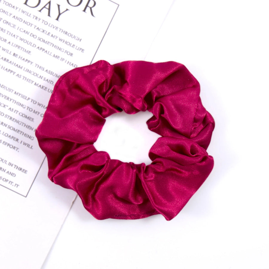 simple style solid color cloth hair tie