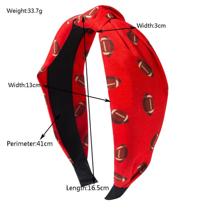 Casual Elegant Classic Style Women's Rugby Alloy Cloth Printing Fabric Hair Band