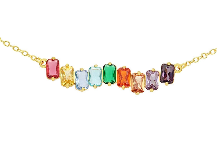 Copper Geometric Necklace