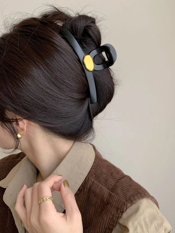 Super Good texture matte metal hair grip large hair volume large hair clip female  new shark clip high-grade hair clip