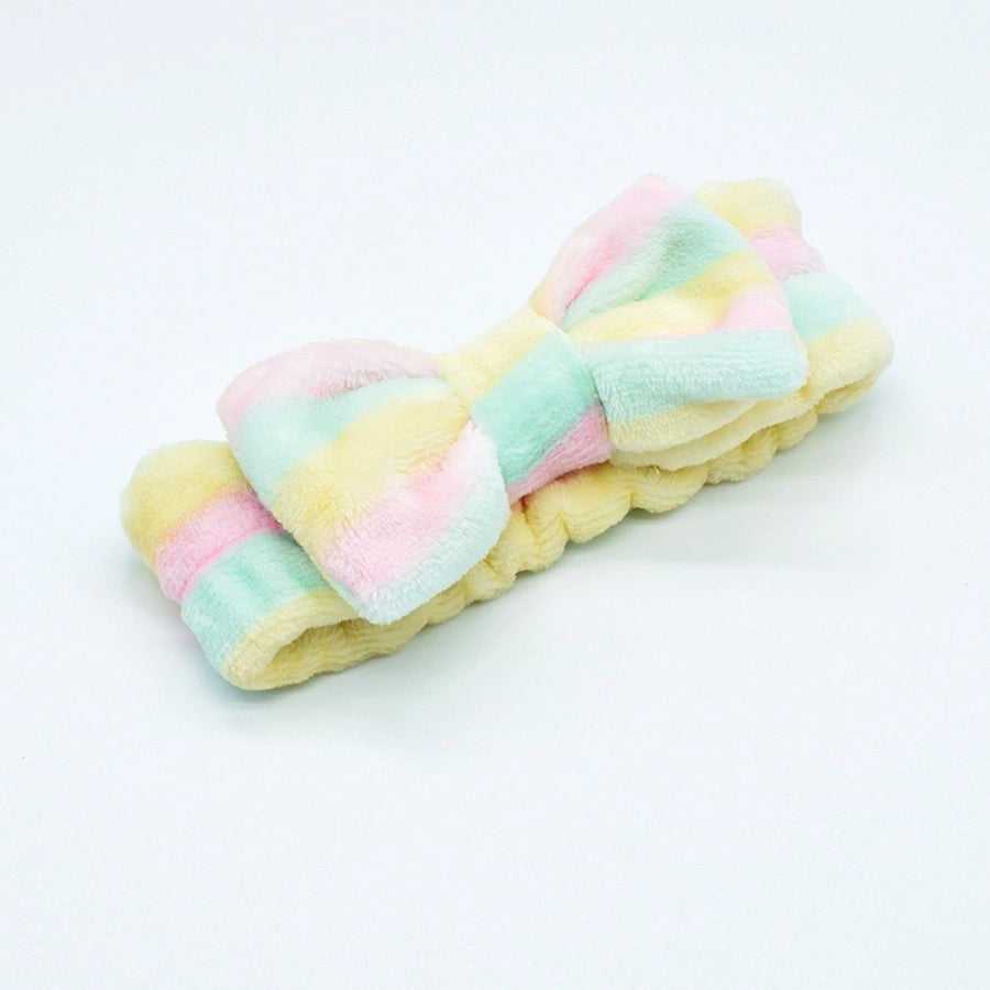 simple style classic style color block cloth printing hair band