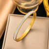Sweet Solid Color Titanium Steel Stainless Steel Bracelets In Bulk