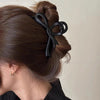 Women's Simple Style Bow Knot Arylic Hollow Out Hair Claws