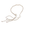women's shiny solid color artificial crystal beaded tassel hair band