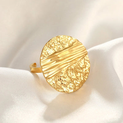 Jewelry Simple Style Commute Geometric 304 Stainless Steel Plating Open Rings