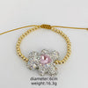 Wholesale Jewelry Casual Elegant Cute Bear Artificial Crystal Copper Crystal Inlay Bracelets