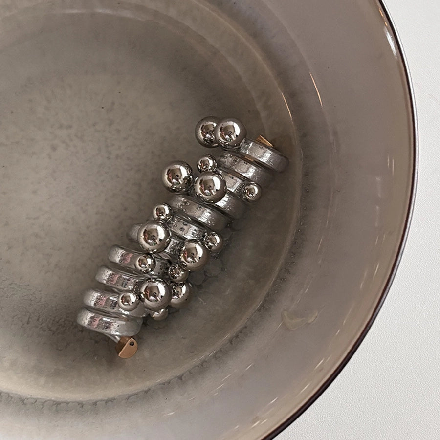 Japanese Style Bubble Braid Hair Braiding Artifact High Ponytail Telephone Line Hair Ring Headwear Headband Simple Rubber Tendon Women's Hair Rope