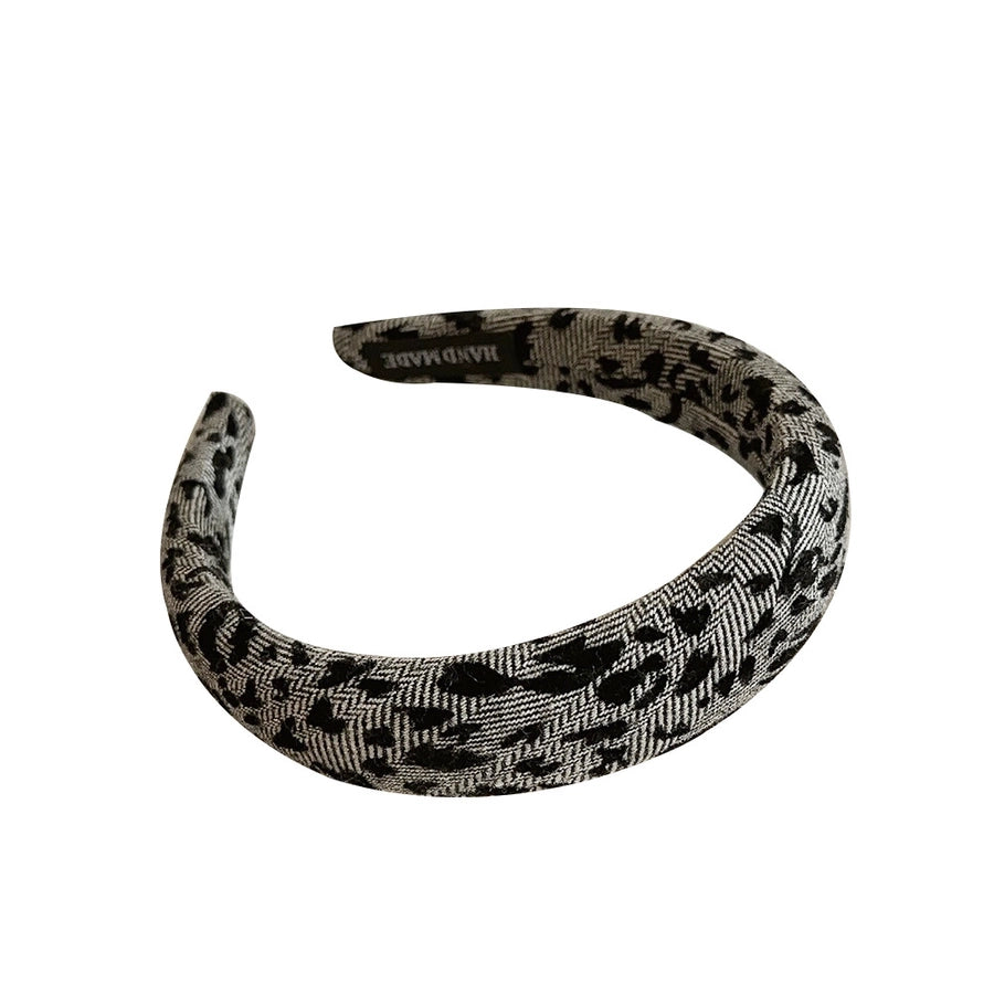 Retro Women's Leopard Cloth Resin Hair Band