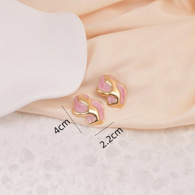 1 Pair Casual Simple Style Classic Style Geometric 304 Stainless Steel Ear Studs