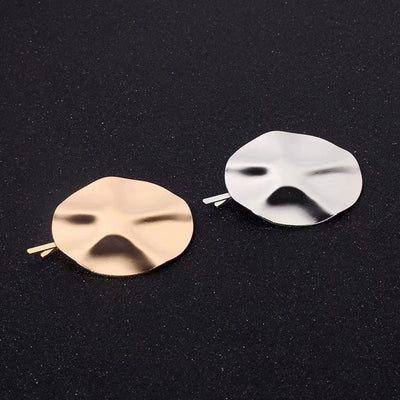 Women's Artistic British Style Round Alloy Hair Clip