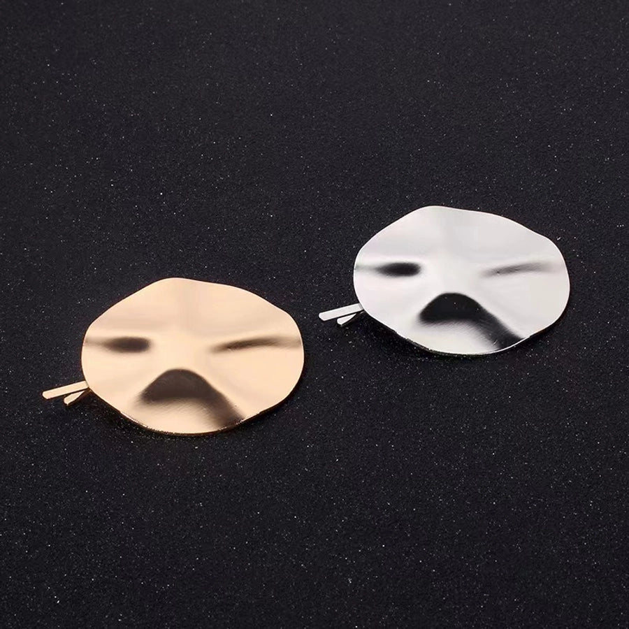 Women's Artistic British Style Round Alloy Hair Clip